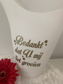 Gieter "Bedankt dat U mij liet groeien"