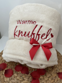 Super zachte plaid ‘WARME KNUFFEL’