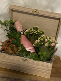 Houten flowerkist