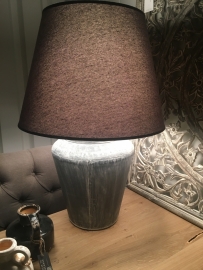 Tafel lamp met Tinnen voet