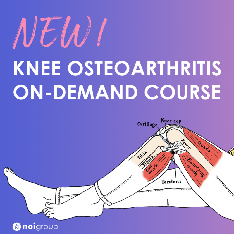 Knee Osteoarthritis Course