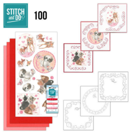 Stitch & Do nr. 100 Playful Pets