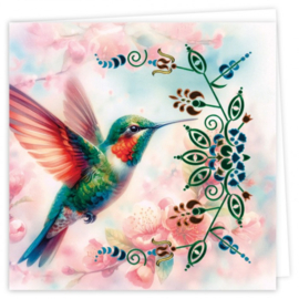 Hobbydots Cards 23 - Berries Beauties - Hummingbirds