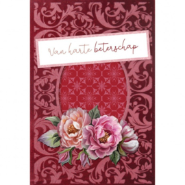 3D  Velvet Cards - Peonies 3DVC10004