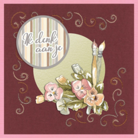 Stitch And Do On Colour 26 - Precious Marieke - Painted Pansies