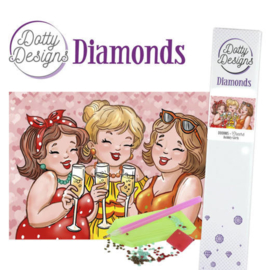 Dotty Designs Diamonds - Bubbly Girls - Cheers DDD10005