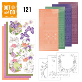 Dot & Do nr. 121 Vlinders en bloemen