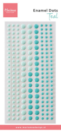 Enamel dots Duotone Teal PL4536