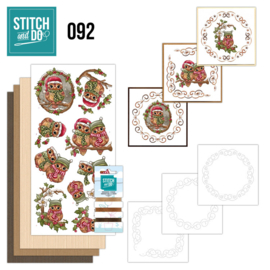 Stitch & Do nr. 92 Christmas Owls