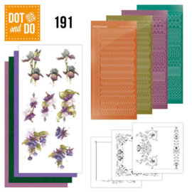 Dot and Do 191 - Precious Marieke - Pretty Flowers - Purple Flowers