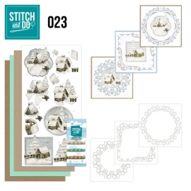 Stitch & Do nr. 23 Snow cabins