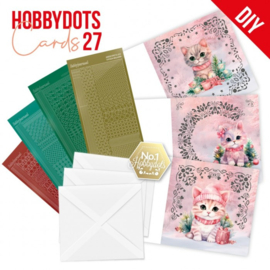Hobbydots Cards 27 - Berries Beauties - Pink Christmas