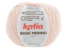 Basic Merino Col. 87  Zeer licht roze