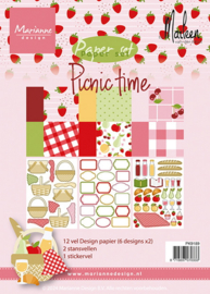 Paper Set Picnic time by Marleen PK9189