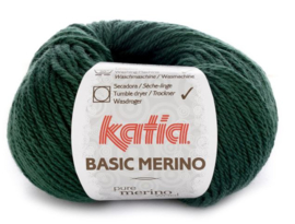 Basic Merino Col. 15   Zeer donker groen
