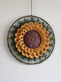 Haakpakket Funny Mandala Sunflower 25 cm