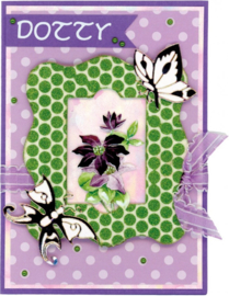 3D Push out Sheet - Purple  SB10988