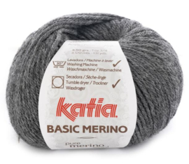 Basic Merino Col. 14  Zeer donker grijs