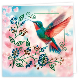 Hobbydots Cards 23 - Berries Beauties - Hummingbirds