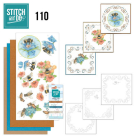 Stitch & Do nr. 110 Bees and flowers