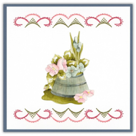 Stitch and Do 232 - Precious Marieke - Flowers in Pot