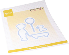 Creatables stencil Silhouette Boy LR0893