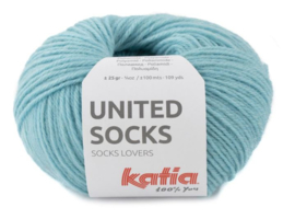 United Socks Col. 24 - Waterblauw