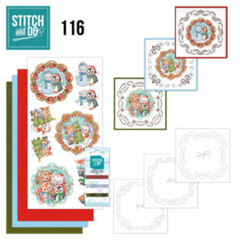 Stitch & Do nr. 116 Sweet Winter Animals