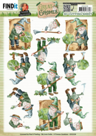 3D Cutting Sheets - Great Gnomes - Garden Gnomes CD12158