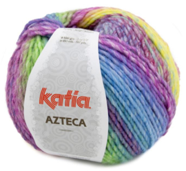 Azteca Col. 7871  Oranje-Fuchsia-Groen-Blauw-Lila