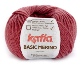 Basic Merino Col. 75   Framboosrood