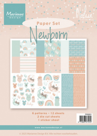 Paper Set New born by Marleen  PK9201