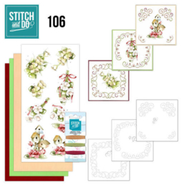 Stitch & Do nr. 106 Pink Spring Flowers