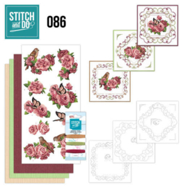 Stitch & Do nr. 86 Birds and Roses