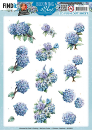 3D Push Out Hydrangea SB10911