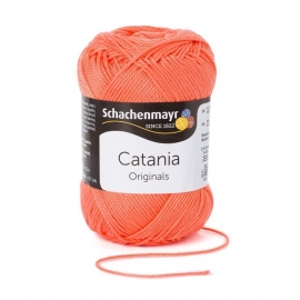 Catania katoen Deep coral 0410