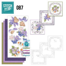 Stitch & Do nr. 87 Purple Flowers