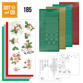 Dot & Do nr. 185 Pink Christmas Flowers