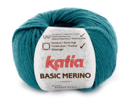 Basic Merino Col. 39  Groenblauw