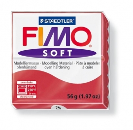 Fimo soft Kersenrood  nr. 26