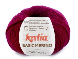 Basic Merino Col. 24   Donker fuchsia