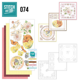 Stitch & Do nr. 74 Vlinders en bloemen