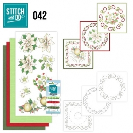 Stitch & Do nr. 42 White Christmas Flowers