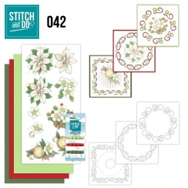 Stitch & Do nr. 42 White Christmas Flowers