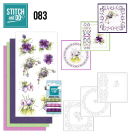Stitch & Do nr. 83 Purple Flowers