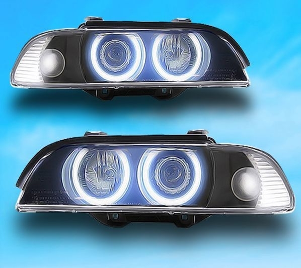 BMW E39 Angel Eyes koplampen LED! (Facelift Look ...