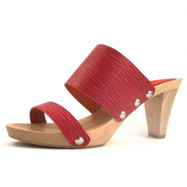 Clogs Doutsen Red SALE