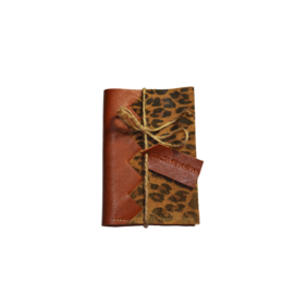 Reisepashülle Cognac Leopard