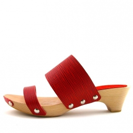 Clogs Nynke Red