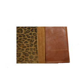 Reisepashülle Cognac Leopard